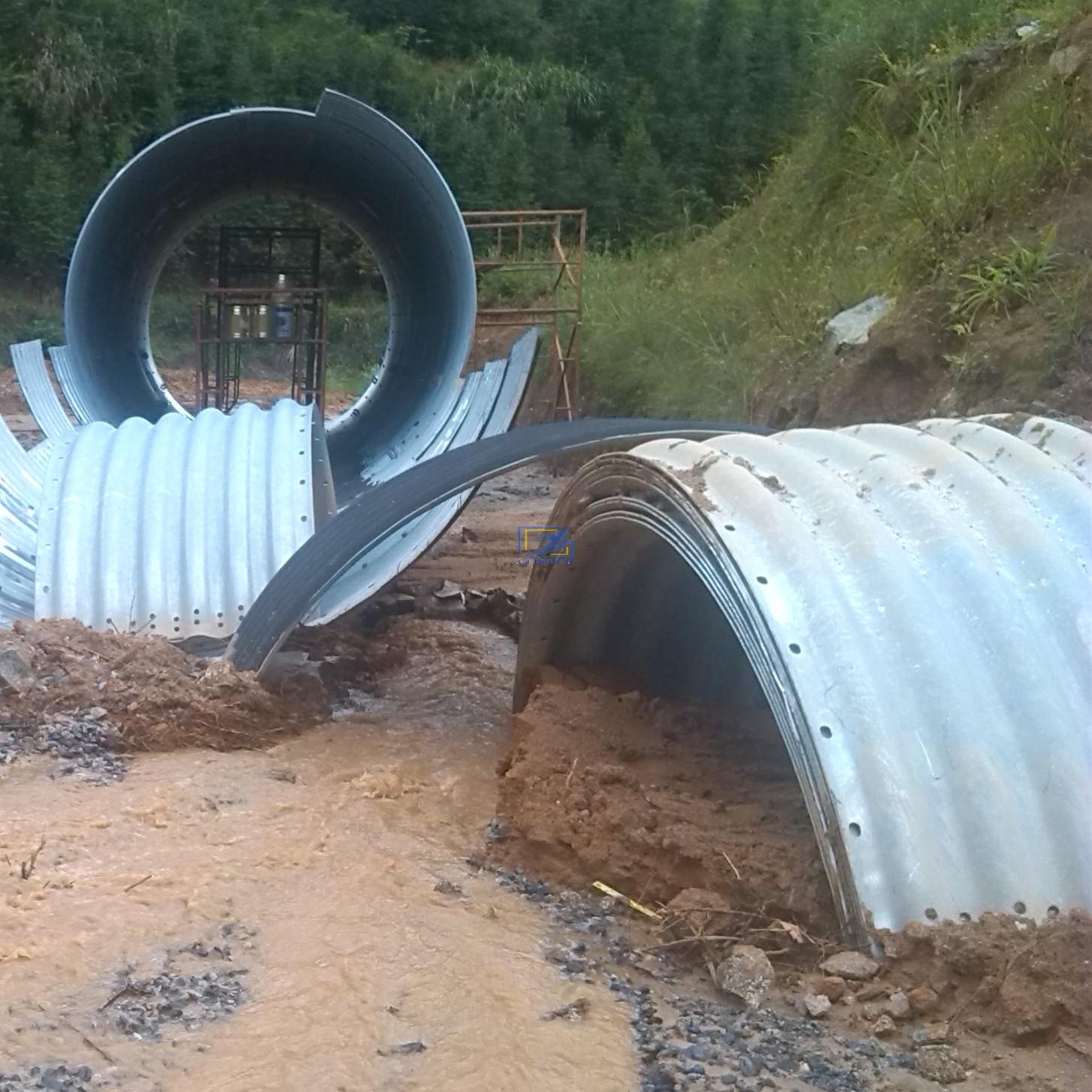 supply the corrugated metal culvert pipe to Kenya